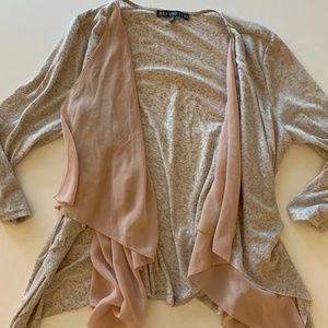 Brixon Ivy Stitch Fix cardigan XL gray/tan